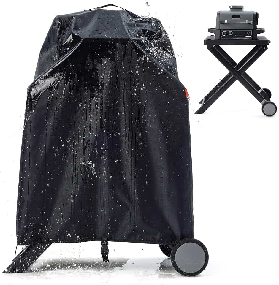 Grill Cover for Ninja Woodfire OG300/700 on XSKSTAND Stand, Cover Only