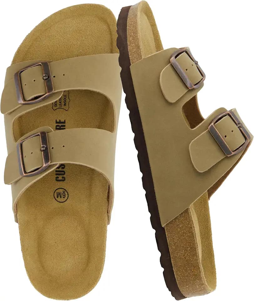 CUSHIONAIRE Lane Cork Slide Women's Sandals, Comfortable Sandals for Women