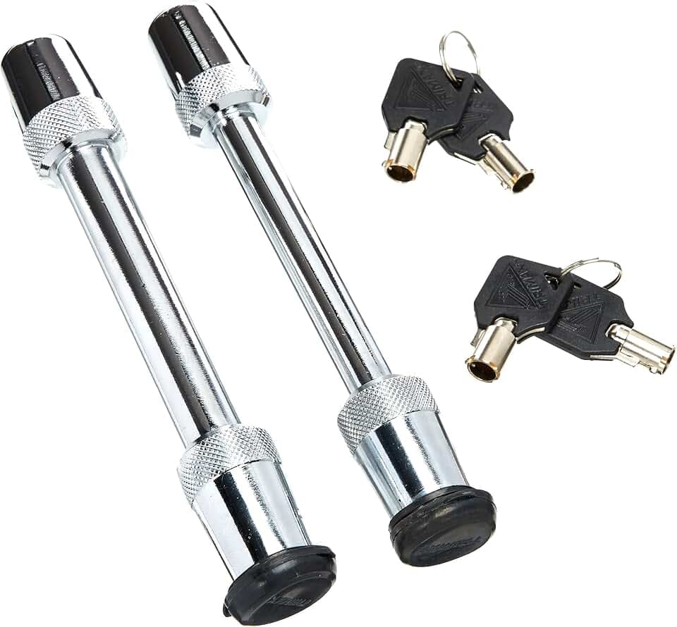 Trimax TRZ52 Gleichschließendes Schloss-Set für Razor RP verstellbare Kupplung, Silber