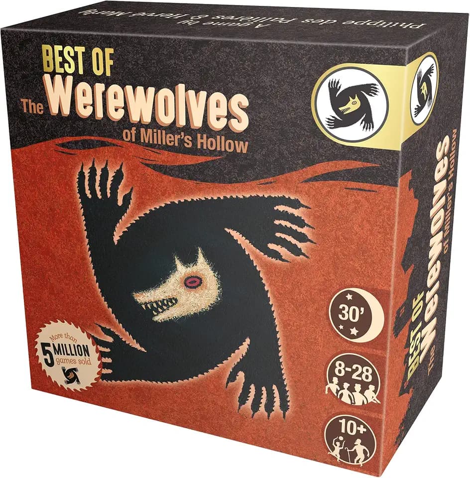 Best of The Werewolves of Miller's Hollow Party Game Box Set - Ultimate Character Collection! Bluffing & Deduction Game for Kids and Adults, Ages 10+, 8-28 Players, 30 Min Playtime, Made by Zygomatic