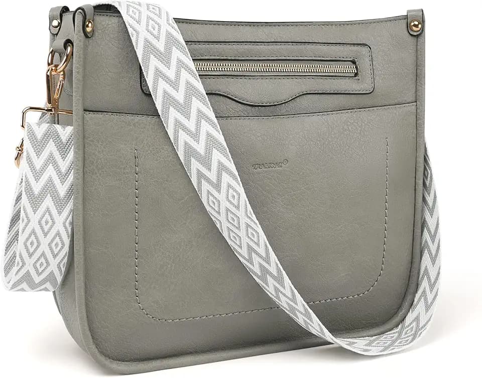 TANTOMI Crossbody Bags for Women Vegan Leather Cross Body Purse Handbags