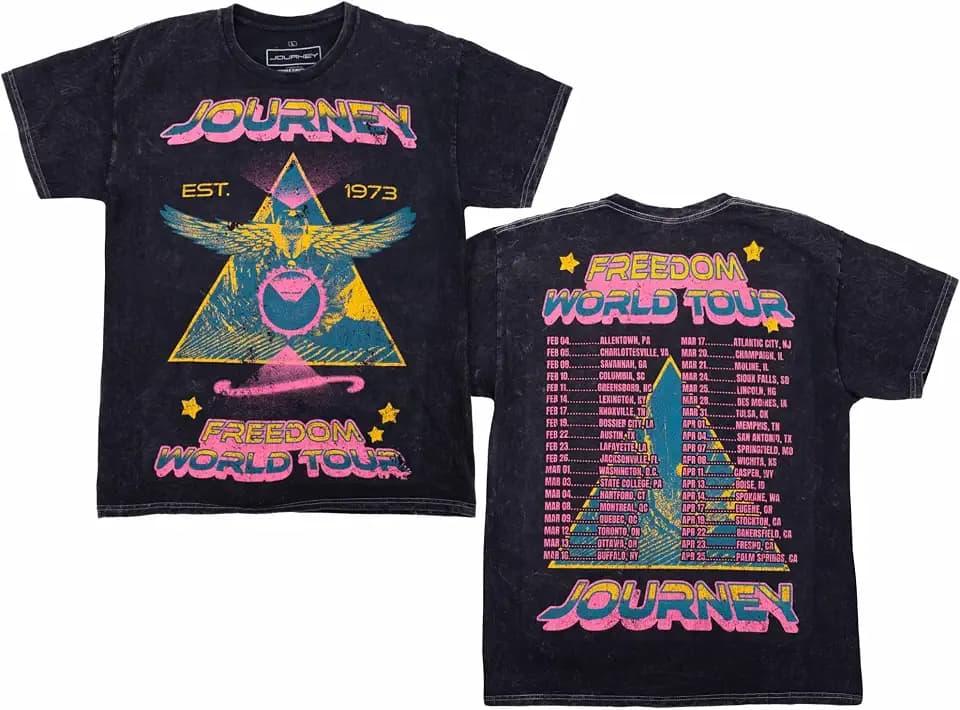 Ripple Junction Classic Rock Band Men's Graphic T-Shirt Officially Licensed