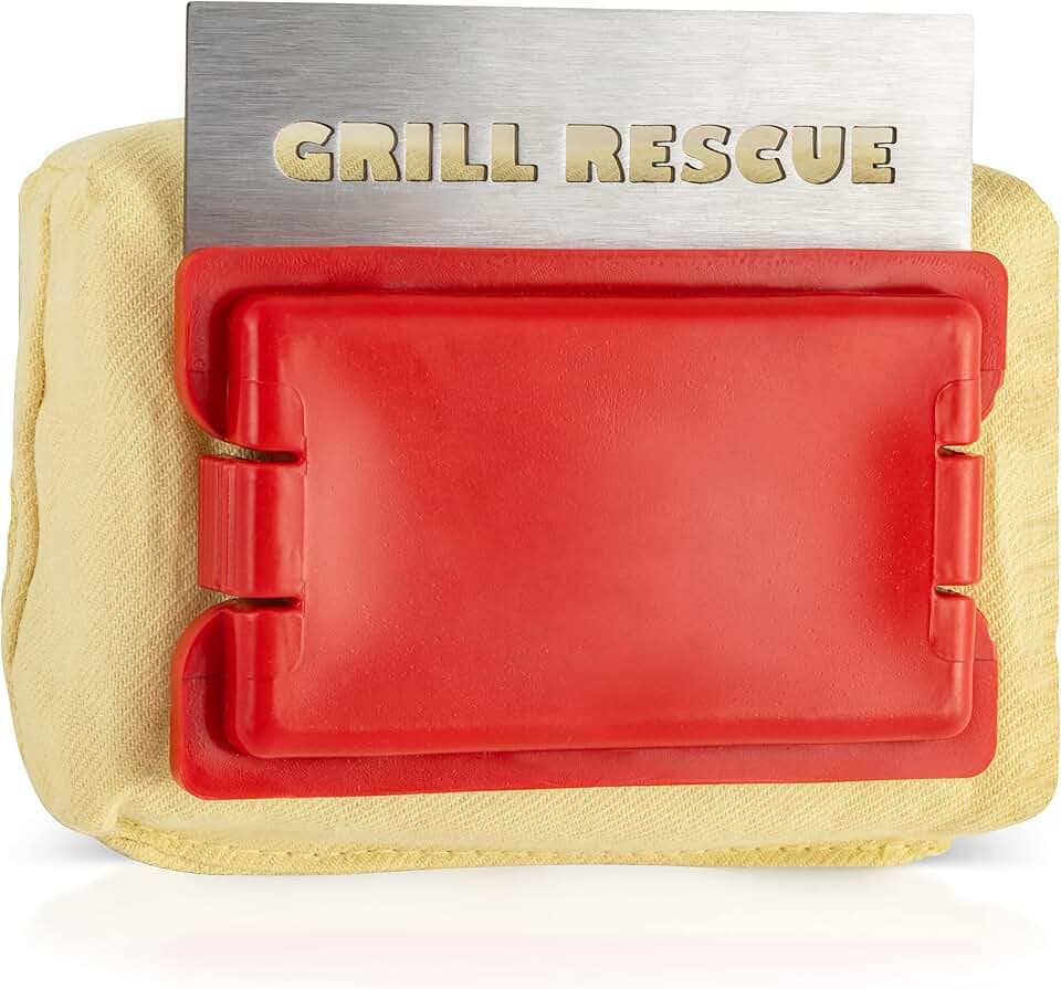 Grill Rescue Grill Brush Replacement Head with Scraper - Refill