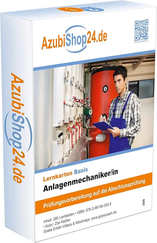 Lernkarten Anlagenmechaniker Prüfung Prüfungsvorbereitung: Prüfung Anlagenmechaniker /in Prüfungsvorbereitung Ausbildung