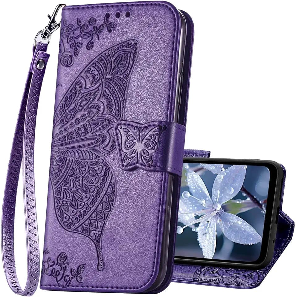 for Samsung Galaxy A17 5G Phone Case Wallet,Purple