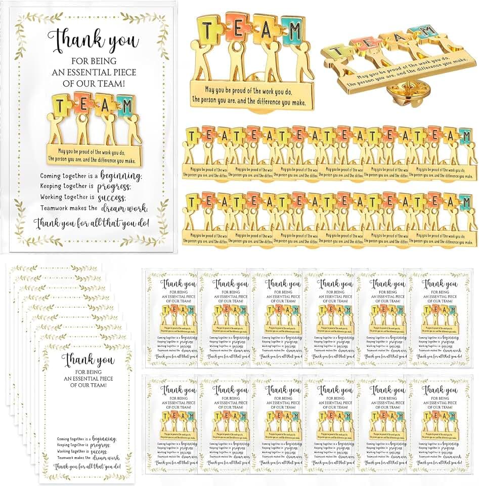 36 Pack Employee Appreciation Gift Bulk, TEAM Pin, Be Proud