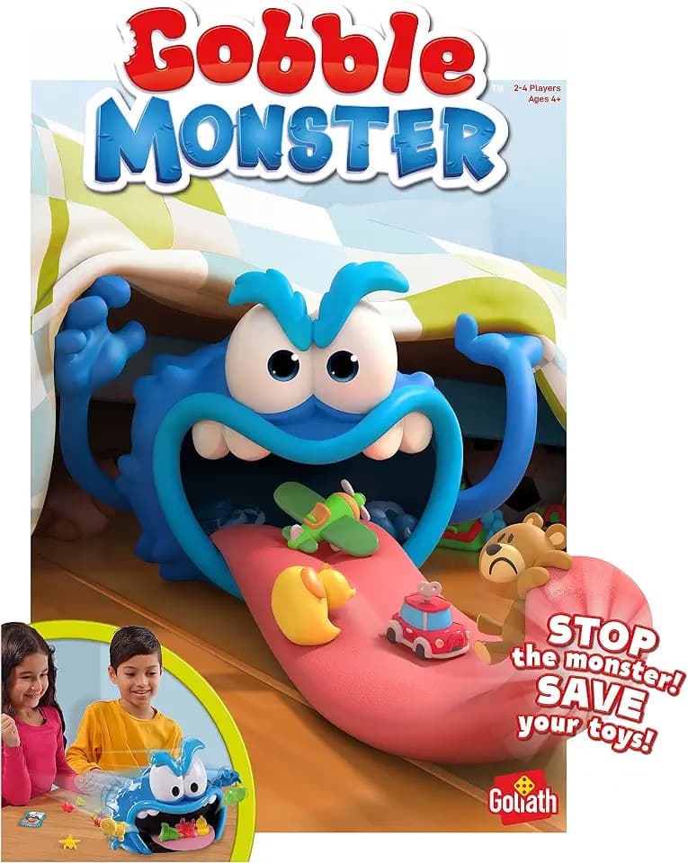 Goliath Games Gobble Monster Kinderspiele, ab 4 Jahren, für 2–4 Spieler