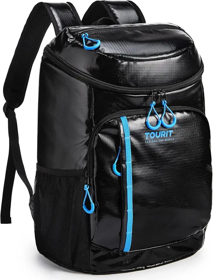 TOURIT Cooler Backpack Insulated 30 Cans, Lightweight Leak Proof Travel Cooler Bag, Soft Waterproof Backpack Cooler for Men Women, Camping Hiking Beach Travel Picnic