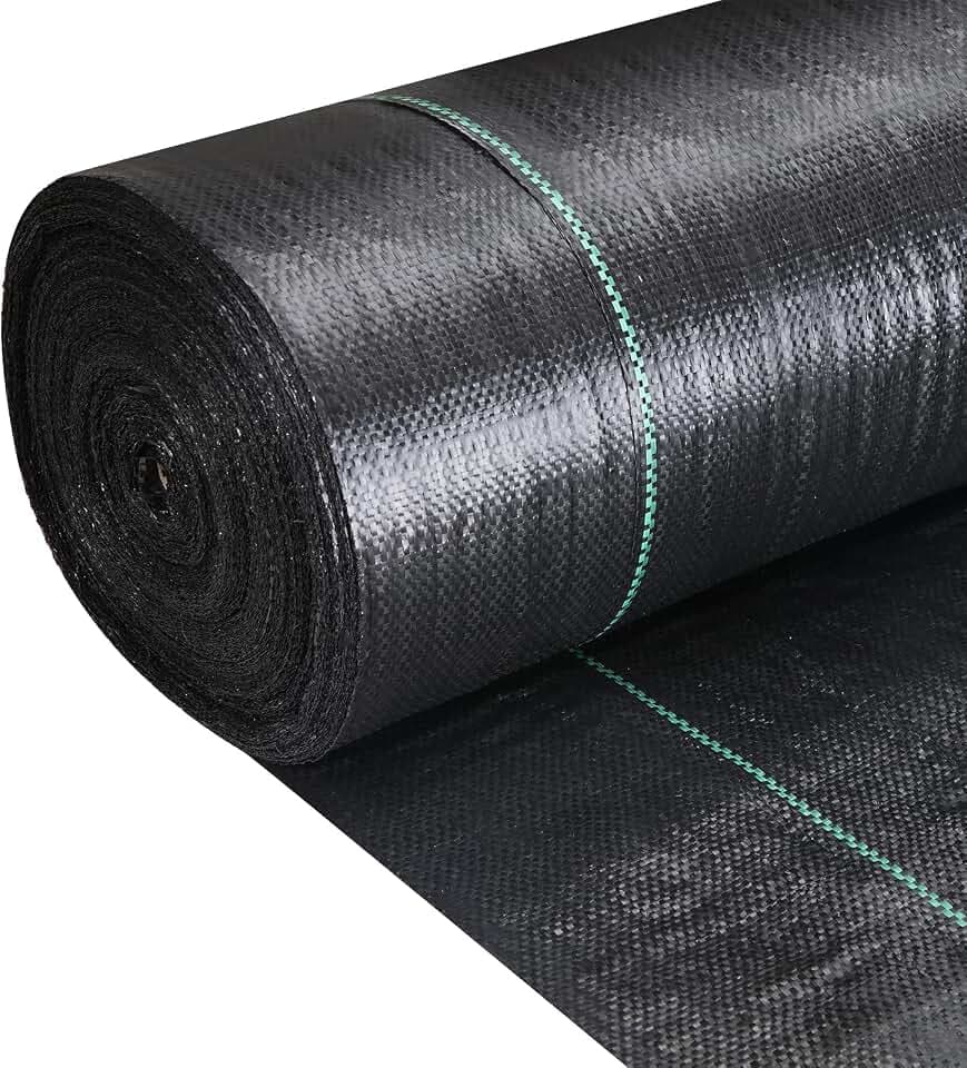 Driveway Fabric 6x300 ft - Commercial Weed Barrier, Heavy Duty 3.5OZ Landscape Fabric for Road, French Drain, Erosion Control, Construction Projects