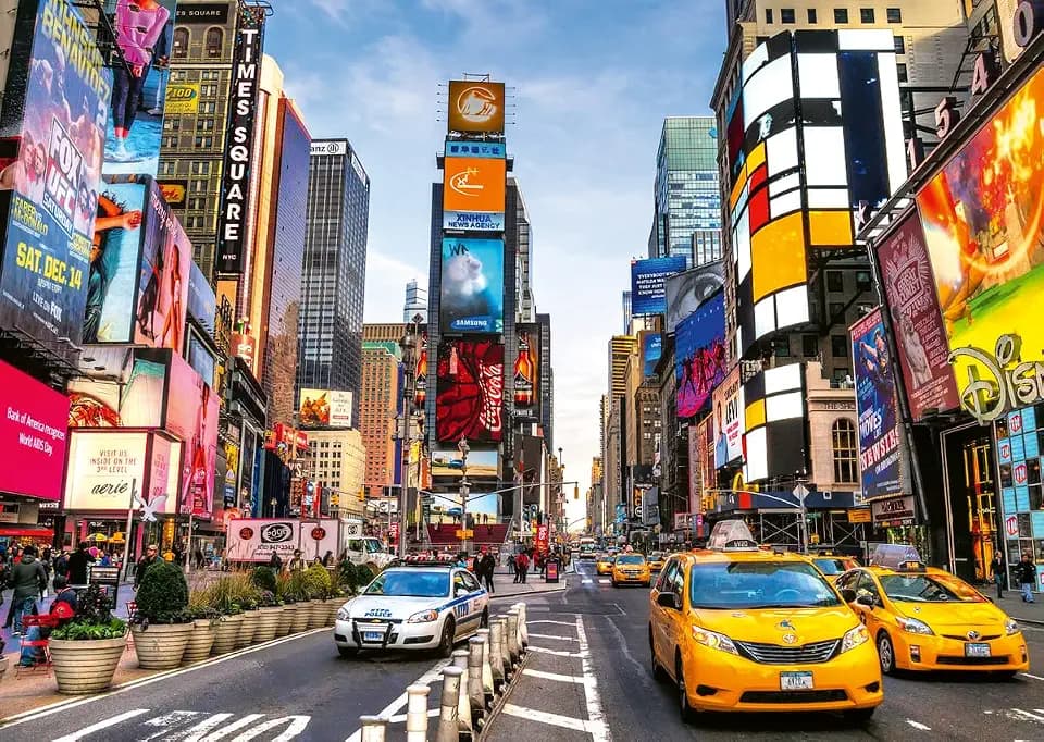 Wonder Forge Times Square New York 1000 Piece Jigsaw Puzzle for Adults