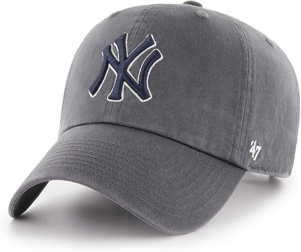 47 MLB Caps verstellbar Klettverschluss Baseball Kappe gebogener Schirm Teamlogo
