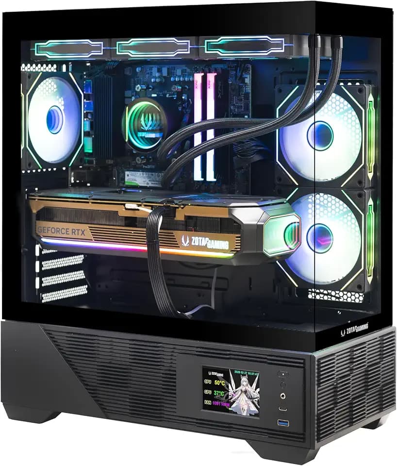 ZOTAC MEK Gaming PC Desktop, Ryzen 7 9800X3D, NVIDIA GeForce RTX 5080 16GB