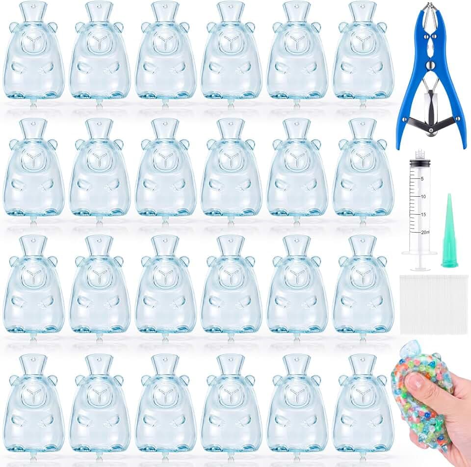 24 Pcs DIY Stress Ball Making Kit Capybara Squeeze, Blue