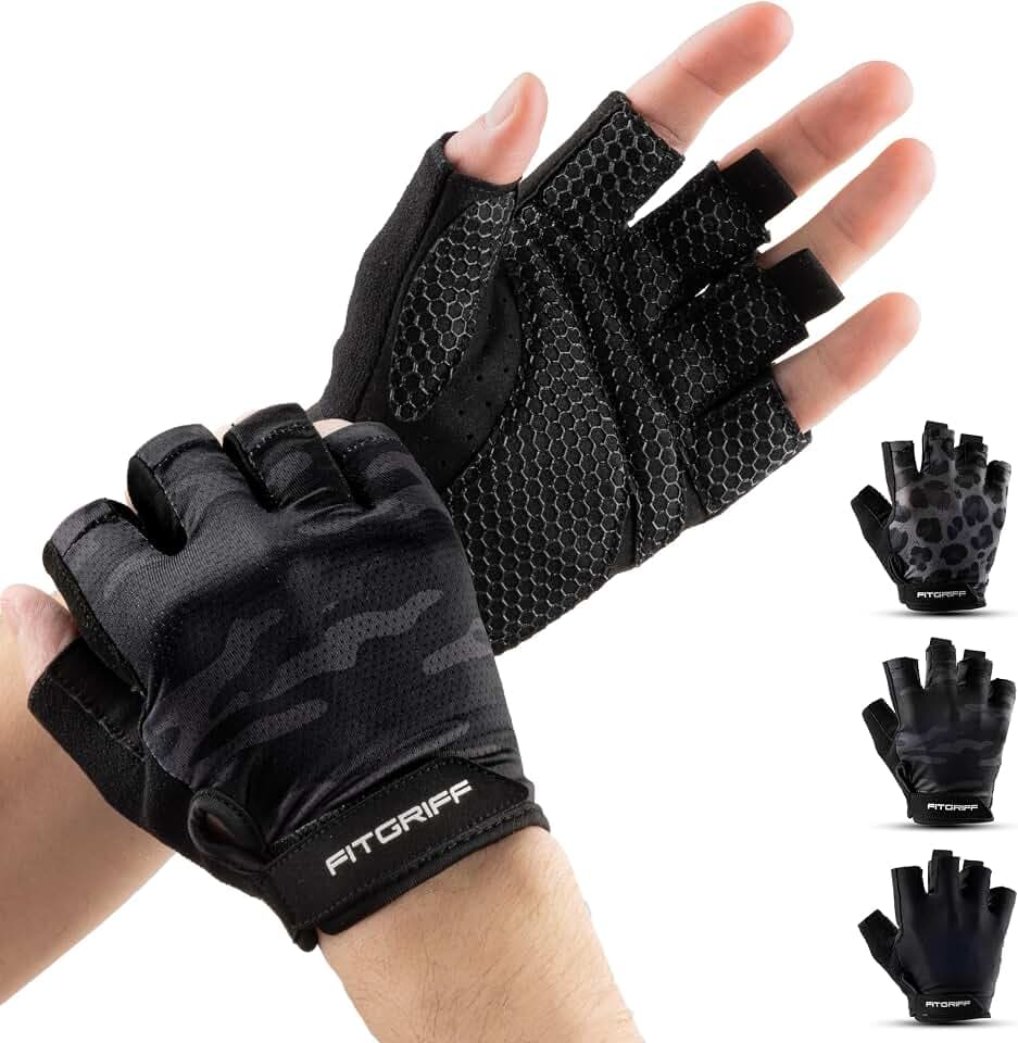 Fitgriff® Trainingshandschuhe für Damen und Herren - Fitness Handschuhe für Krafttraining, Kraftsport, Training, Gym, Workout, Lifting Gloves