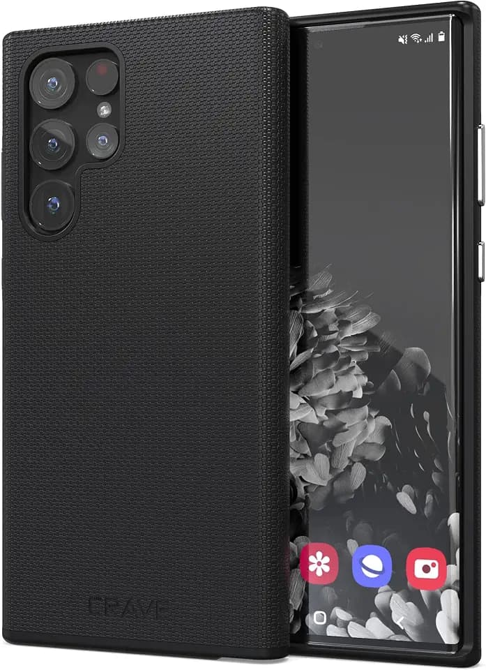Crave Dual Guard for Samsung Galaxy S22 Ultra Case - Black