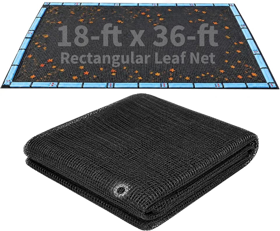 Blue Wave 18-ft x 36-ft Rectangular Leaf Net In Ground Pool Cover
