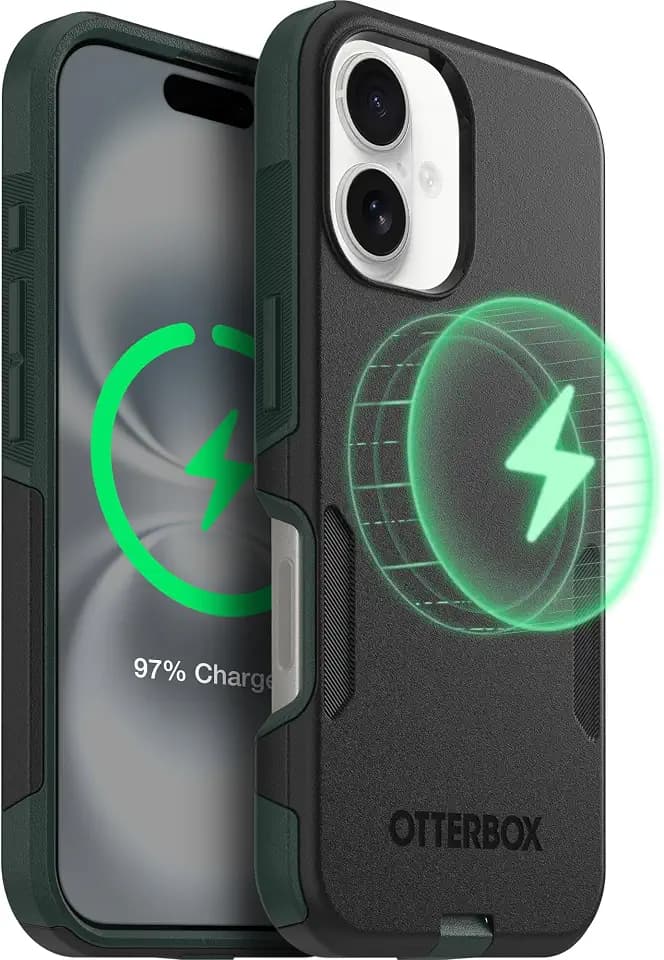 OtterBox iPhone 16 – Commuter Series Slim MagSafe Case - Forest Night