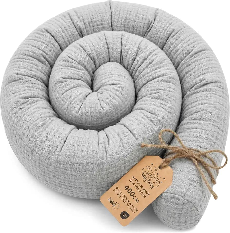 Totsy Baby Seitenschläferkissen Bettschlange Body Pillow Kopfkissen lang Bettrolle Schlafkissen Nackenrolle Kissen zufällige Variante Oeko-Tex