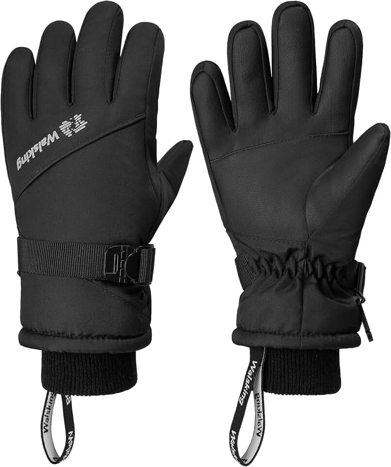 Kids Waterproof Winter Ski Gloves 3M Thinsulate Warm Boys Girls Youth