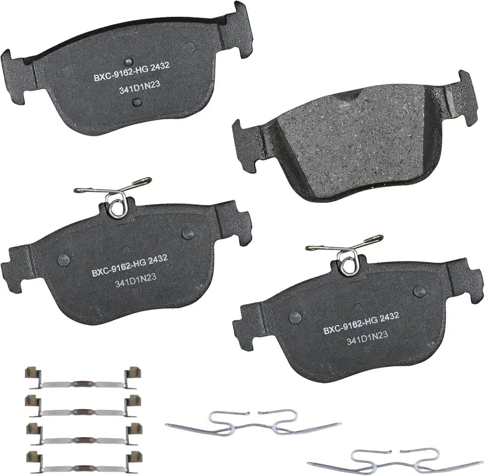 Bendix Premium SBC2432 Ceramic Rear Brake Pads for Audi A3 2023-2022, A3 Quattro 2023-2022