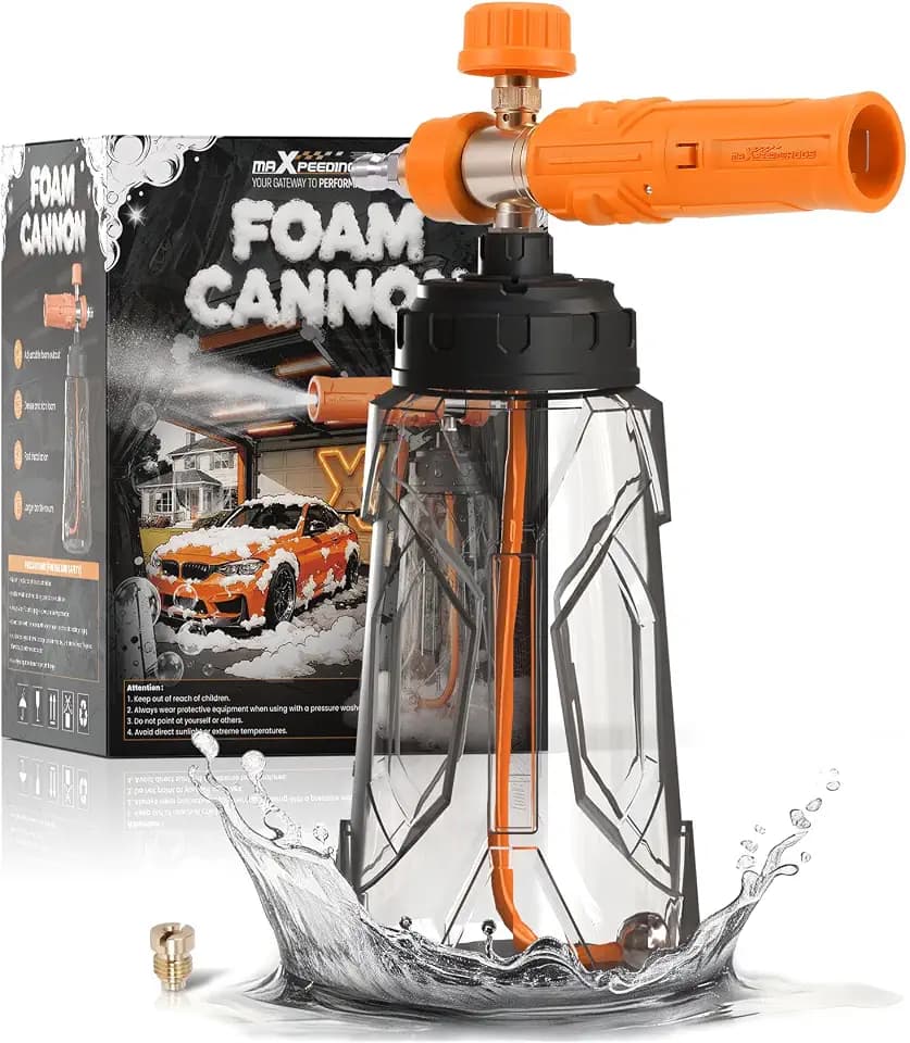 maXpeedingrods Foam Cannon for Pressure Washer, Quick Release Foam Cannon