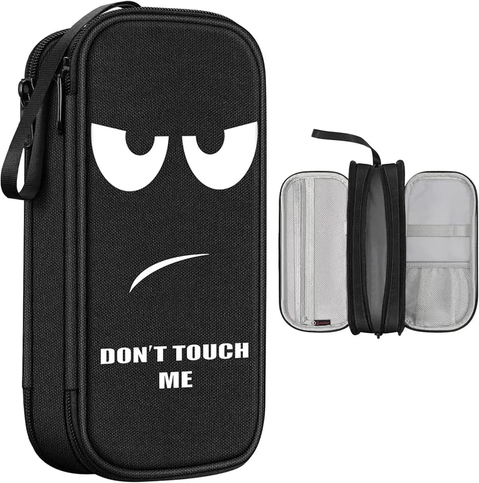 FINPAC Federmäppchen Federtasche - Große Kapazität Mäppchen mit 3 Fächer
