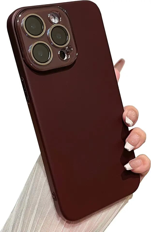 Caseative for iPhone 14 Pro Max Case, Wine Red