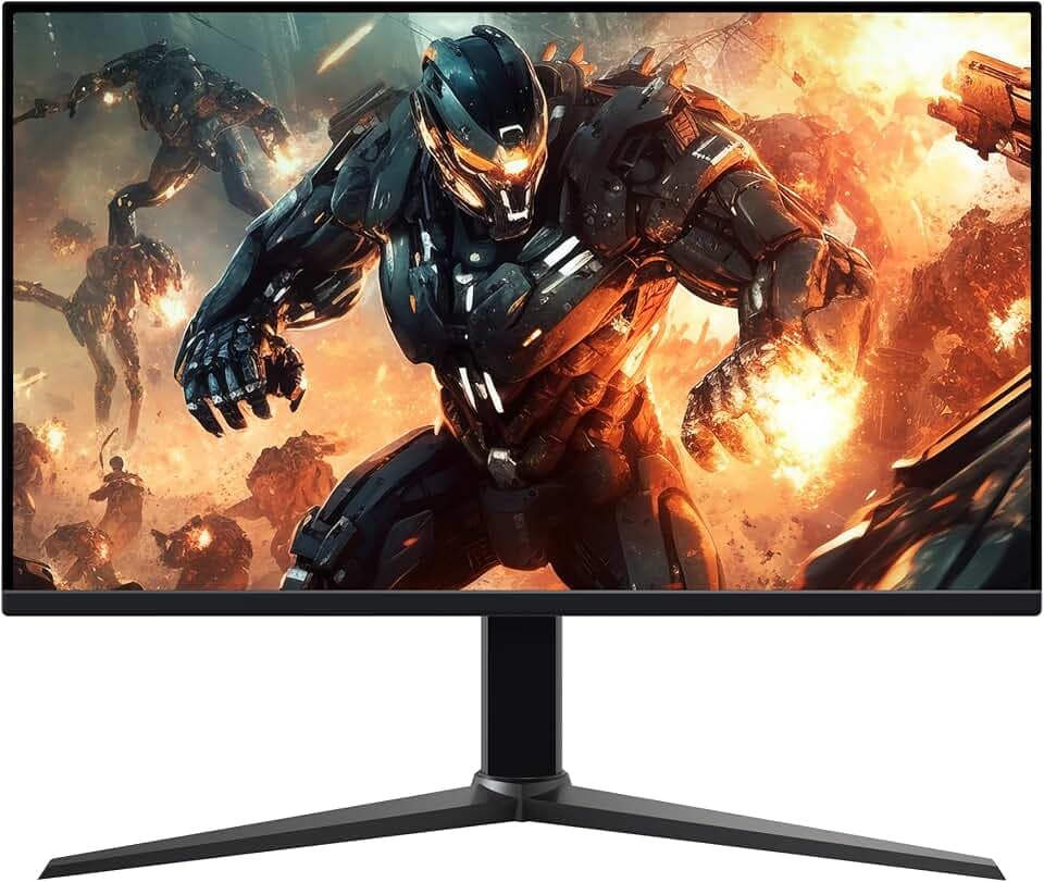 Amazon Basics Gaming-Monitor 27 Zoll (68.6 cm), FHD 1080p, 165 Hz, VESA-kompatibel, Adaptive Synchronisierung, 1 ms Reaktion, Schwarz
