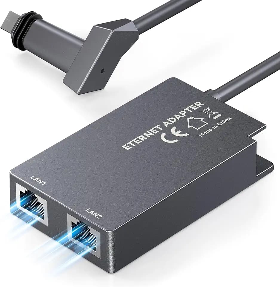 Nogoal Dual-Port Starlink Ethernet Adapter for Gen 2/ V2 Accessories