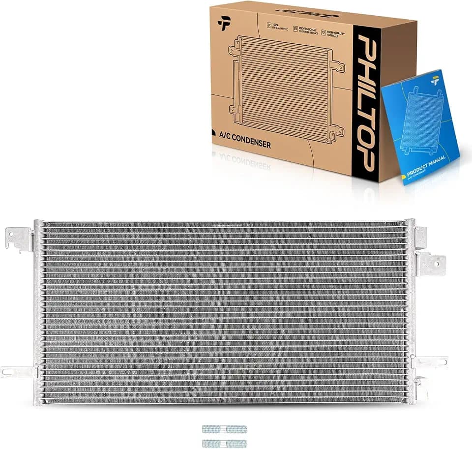 PHILTOP Air Conditioning A/C Condenser for Jeep Patriot 2007-2017 Manual