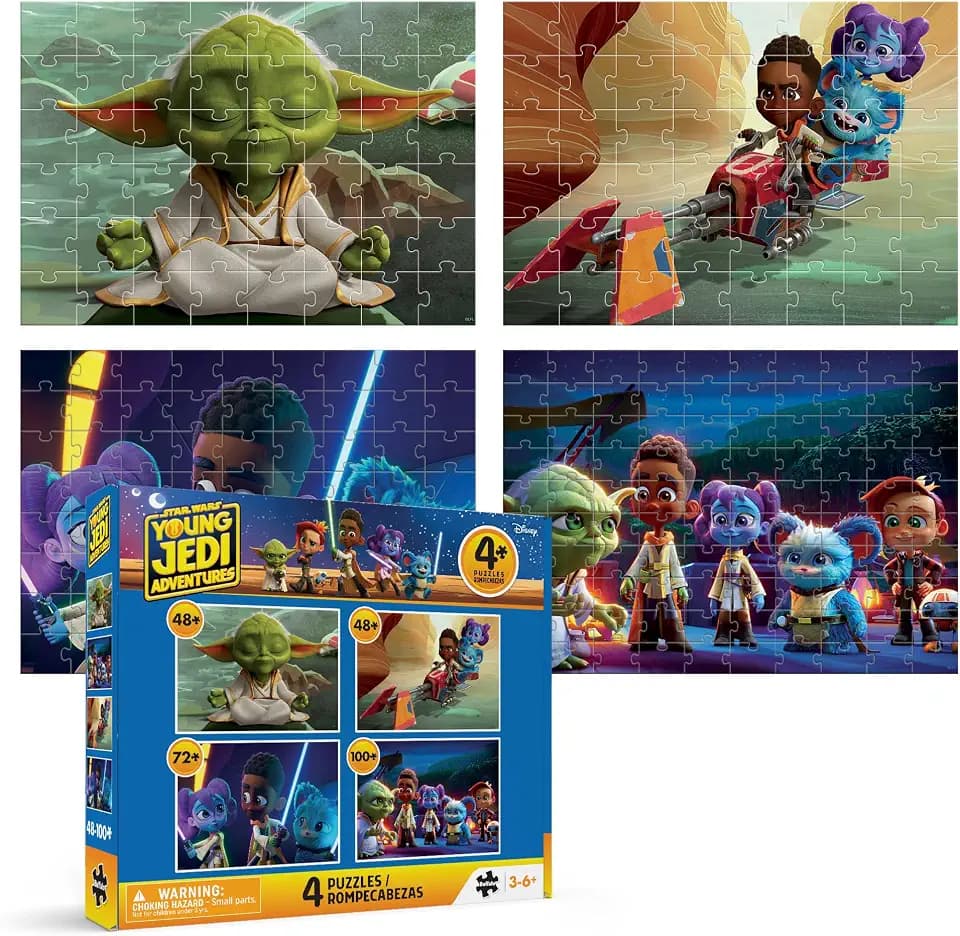 Buffalo Games - Star Wars™ - 4 Pack Multi-Piece Puzzles for Kids Ages 3-6+