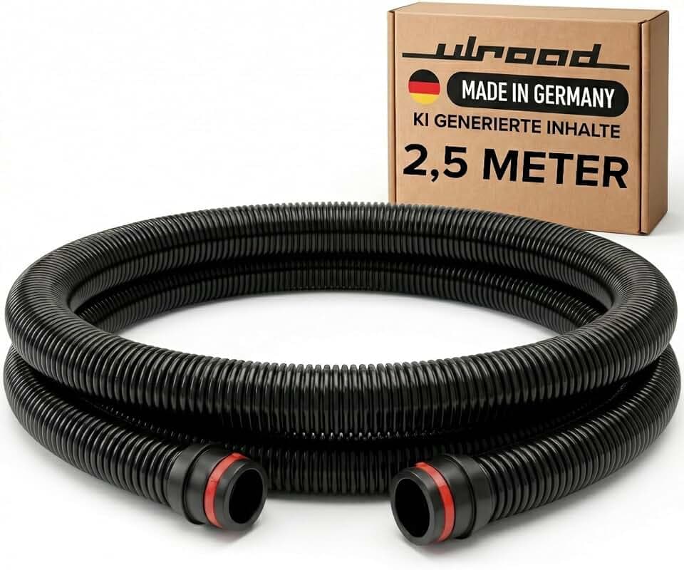 Schlauch kompatibel mit Bosch Click and Clean Vakuum Nass Trocken Ersatzteil Gas 18V-10 (2,5 m)