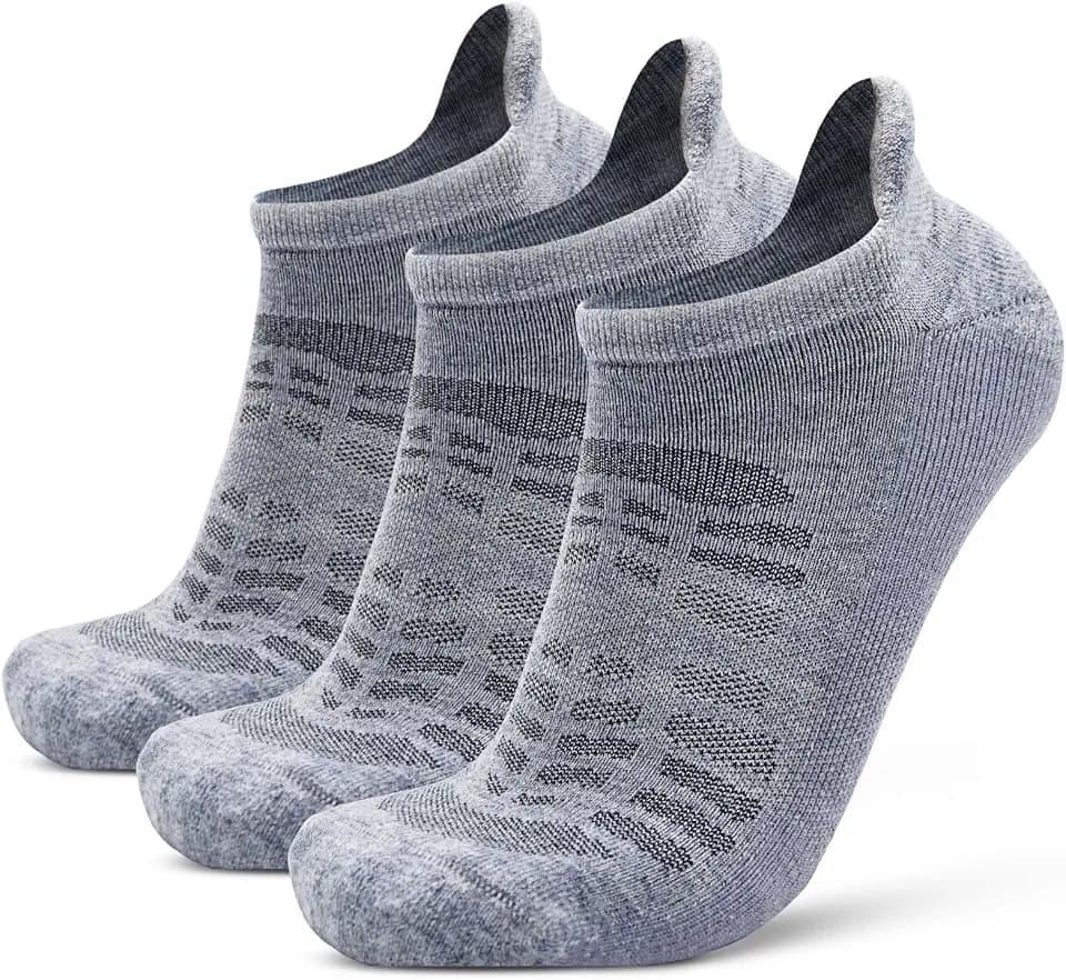 Busy Socks Compression Ankle Merino Wool Blend Running Thick Cushion Socks