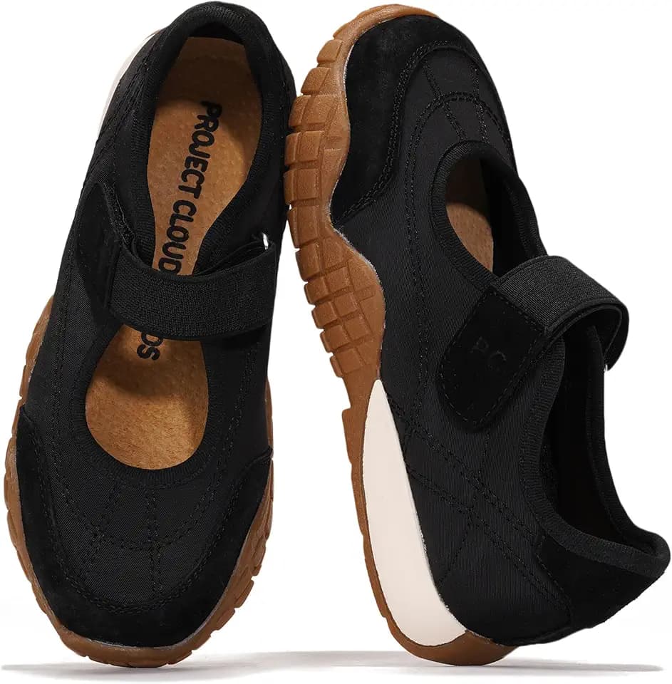 Project Cloud Girls Mary Jane Shoes & Non-Slip Kids Sneakers (Little Donna)