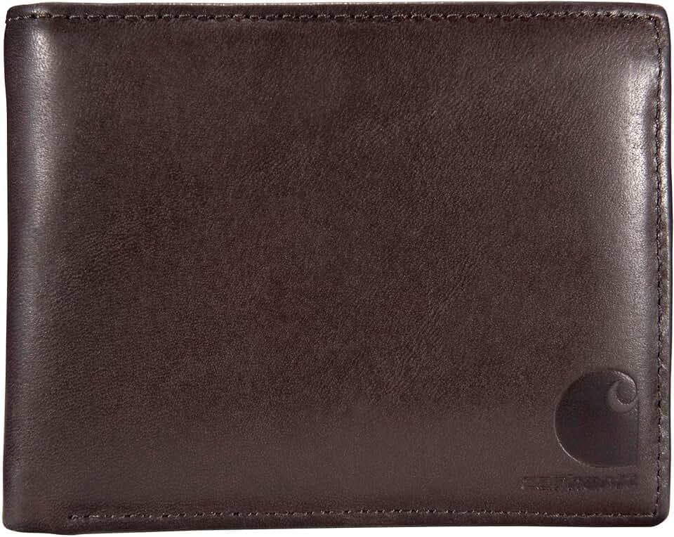 Carhartt Oil Tan Leather Passcase Wallet Brown