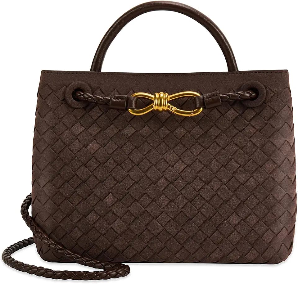 Woven Tote Bag for Women Leather Shoulder Handbag Designer Top Handle Purses