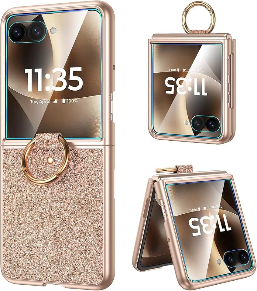 Caka Bling Case for Motorola Razr Ultra & Plus 2026/2025 Case Women