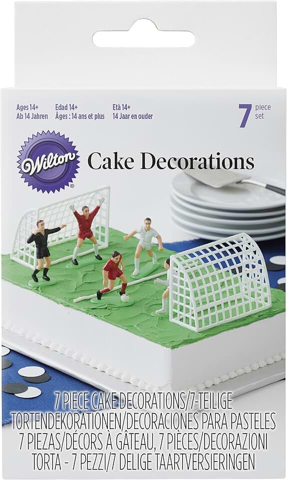 Wilton Cake Decorating Football/Soccer Tortendeko, Set/7