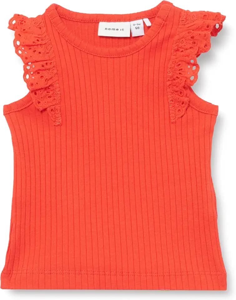 Name IT Baby - Mädchen Nbffennas Ss Top T-Shirt