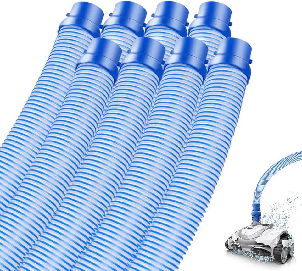 8 Pack Pool Cleaner Hoses for Zodiac MX6, MX8, MX6 Elite, MX8 Elite, MAXX, Baracuda, 39 Inch R0527700 Twist Lock Pool Vacuum Hose