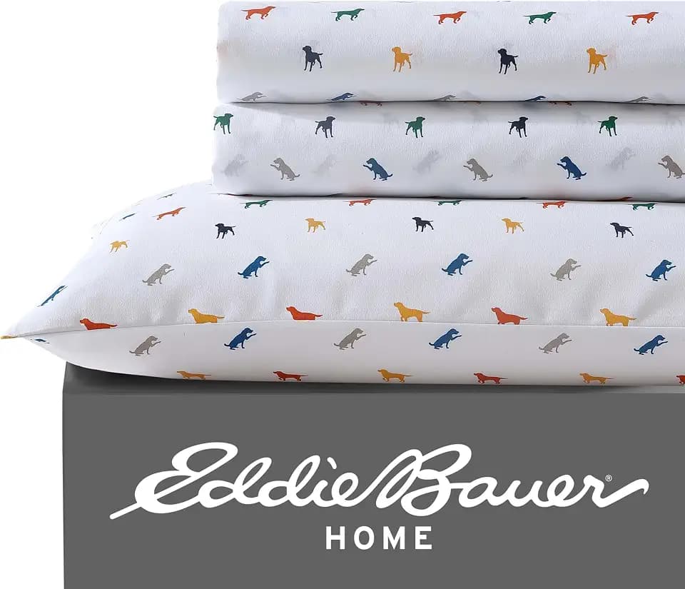 Eddie Bauer Kids - Queen Sheet Set with Elastic Fitted Sheet & Pillowcases