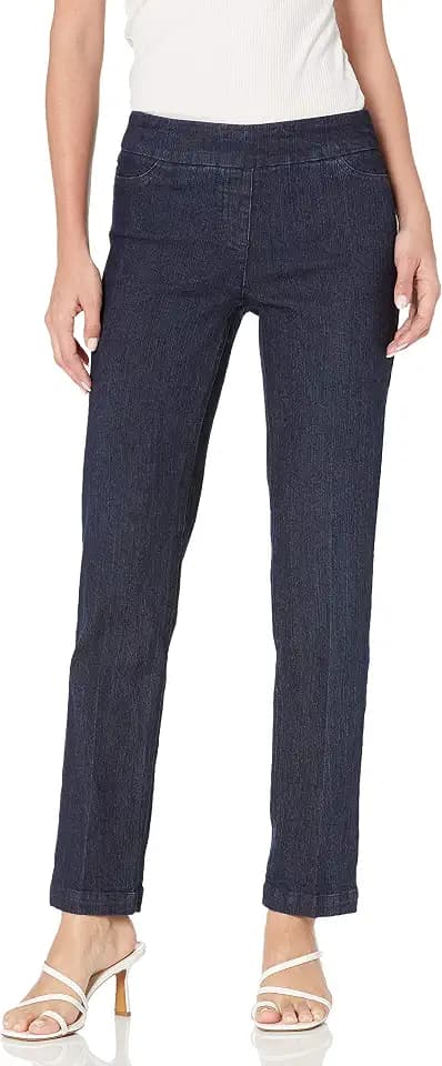 SLIM-SATION Women's Pull-On Relaxed Leg Pant