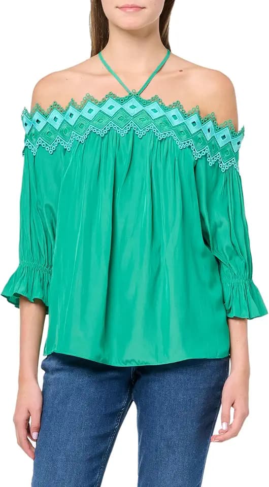 Ramy Brook Women's Laney Embellished Off Shoulder Top