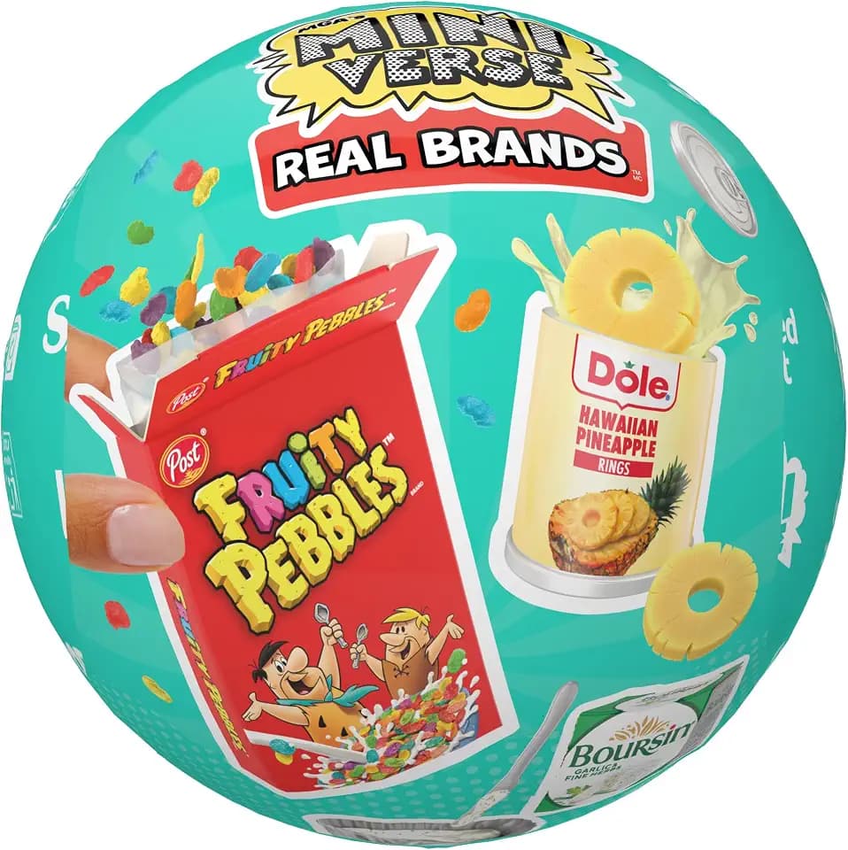 MGA's Miniverse Real Brands Series 2 Mini Collectibles – Blind Pack, Hyper-Realistic Replica Food Brands, Surprise Unboxing Toy, Collectors Gift, Ages 8+, Not Edible