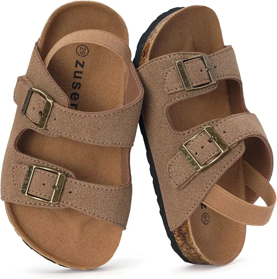 ZUSERIS Kids Toddler Sandals Boys Girls Summer Slides