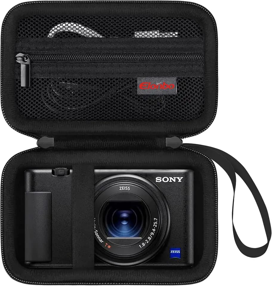 Elonbo Camera Carrying Case for Sony ZV-1F/ZV-1/ZV-1 II/ RX100 VII/RX100III