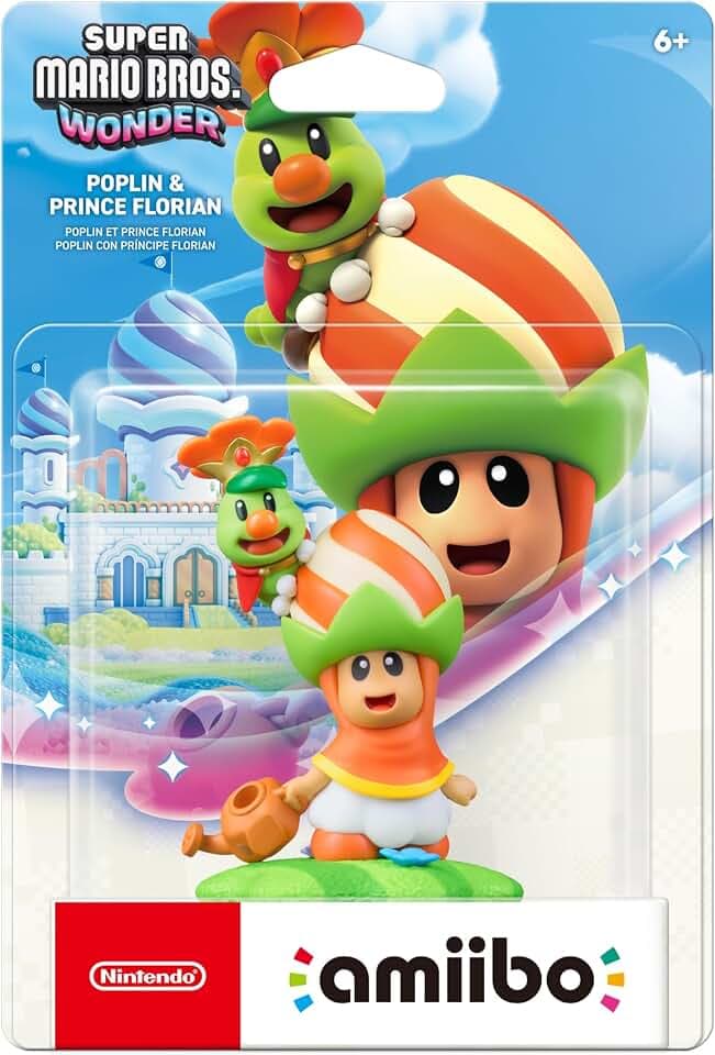 amiibo™ - Poplin & Prince Florian - Super Mario Bros.™ Wonder Series