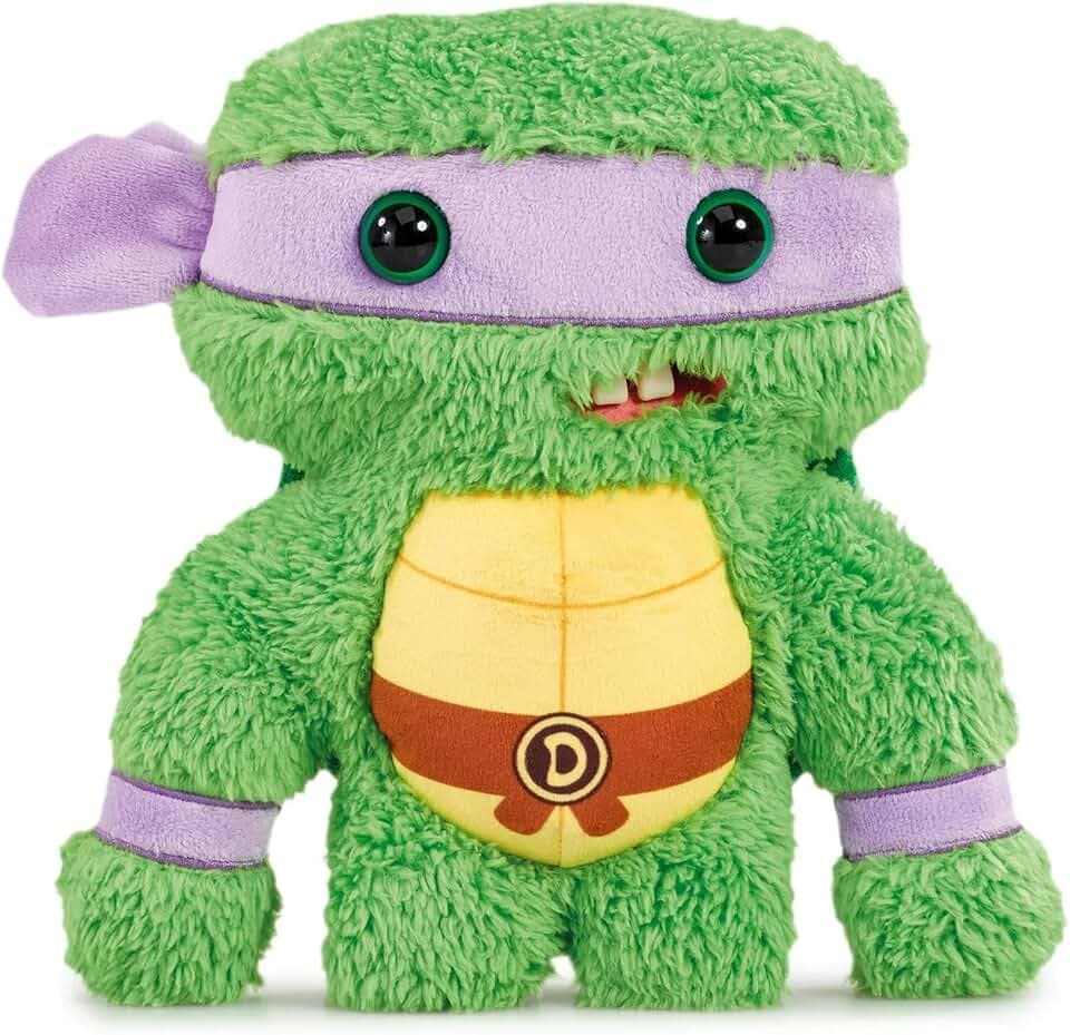 Fuggler toymonster Funny Ugly Monster Ninja Turtles Special delivery Nickelodeon Plush Figure Collection (Donatello), Green