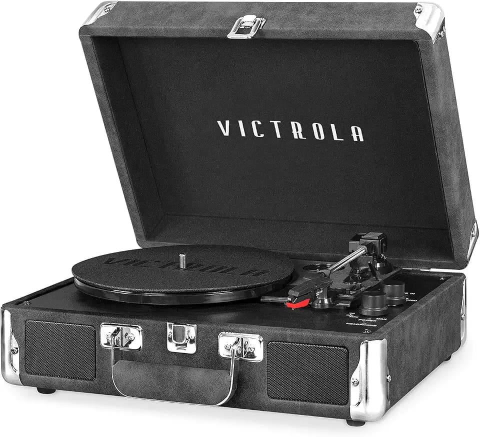 Victrola Journey - Bluetooth Suitcase Record Player - Gray