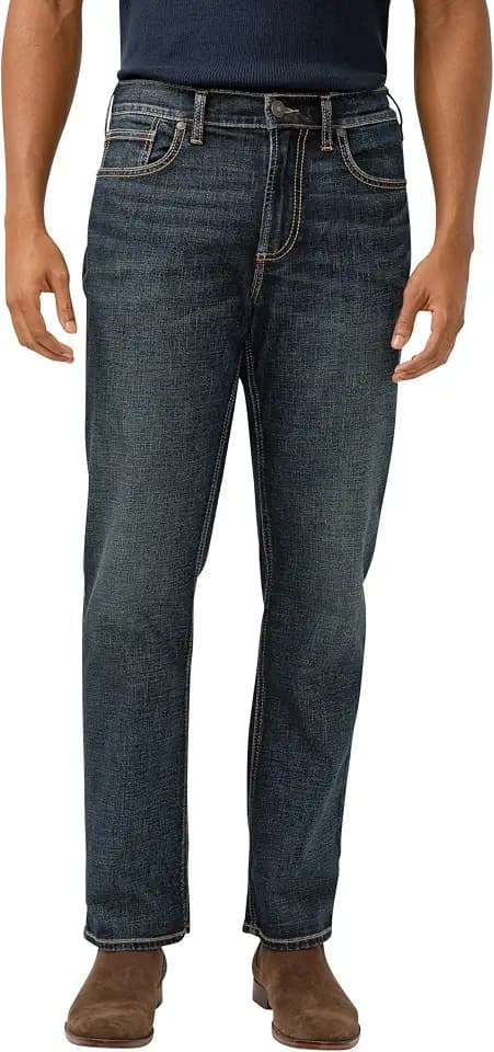 Silver Jeans Co. Mens Grayson Classic Fit Straight Leg Jeans - Legacy